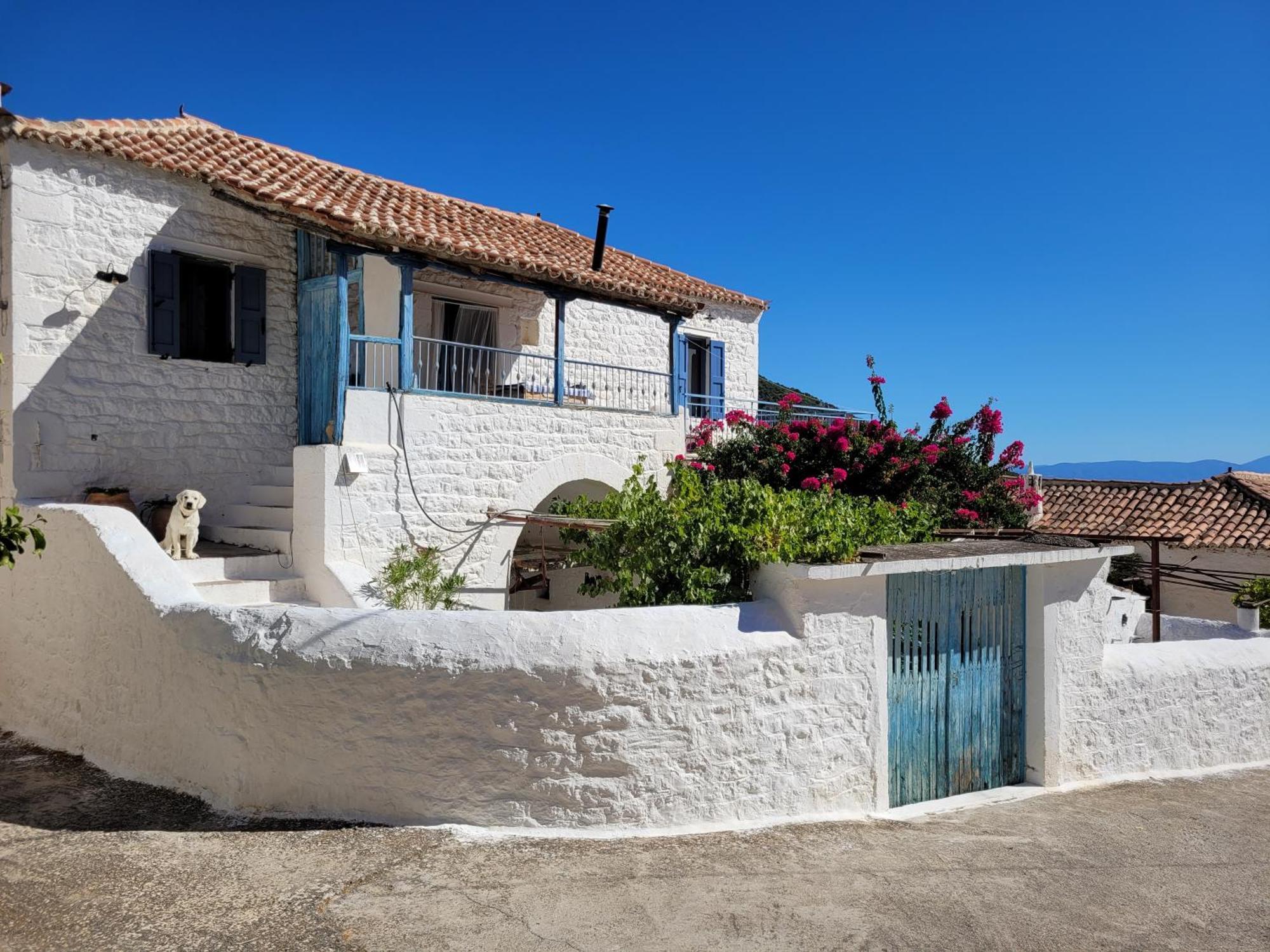 Lovely Traditionnal House With Sea View Tirós Dış mekan fotoğraf